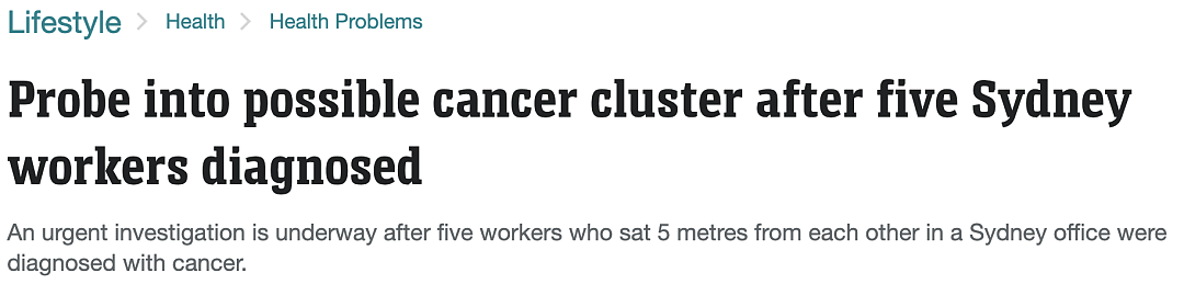 澳洲政府大楼同一楼层惊现“集体患癌”！5名工作人员相继确诊，患者均为女性，楼层紧急关闭（组图） - 3