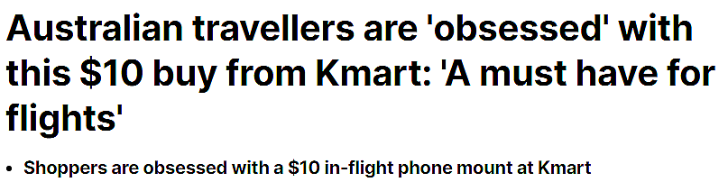 售价仅$10！Kmart新手机支架引澳人疯抢（组图） - 1