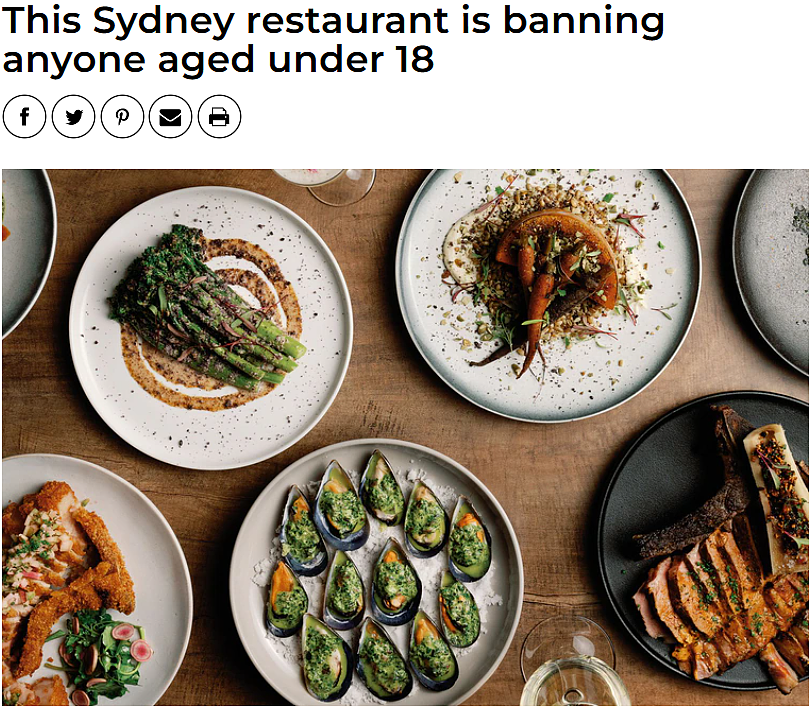 “禁止儿童进店就餐”，这个悉尼华人老板有点“狂”啊…（组图） - 1