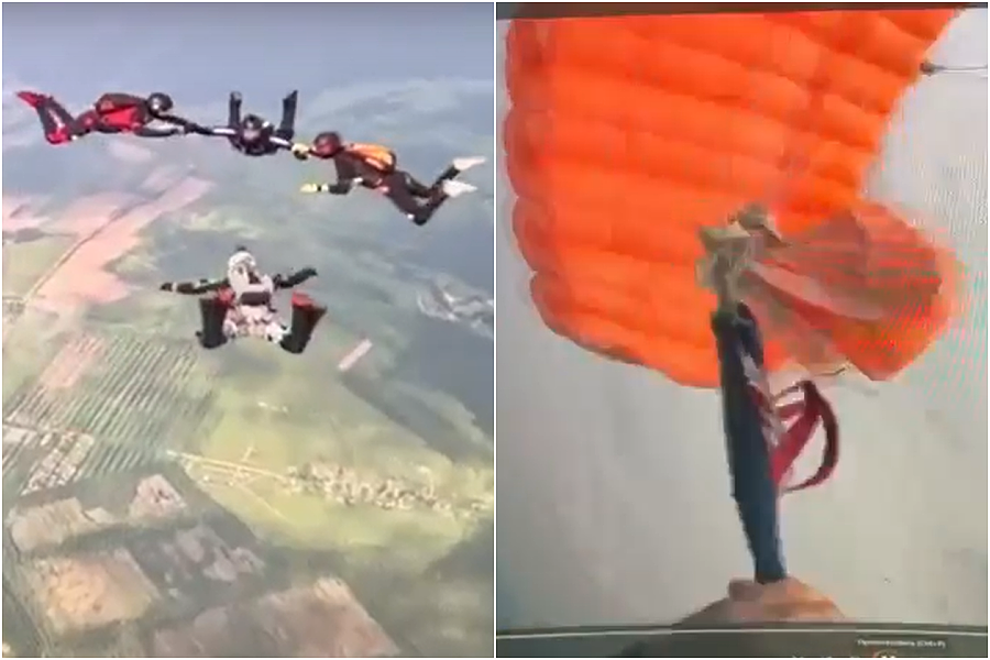 降落伞缠住！男子1.3万英呎高空坠地亡，死前绝望挣扎全拍下（视频/图） - 1