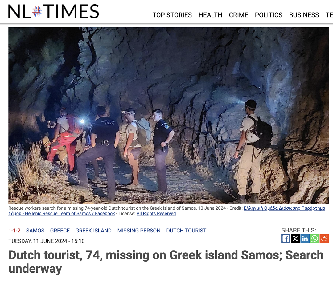 中国游客希腊坠海身亡！多国游客在希腊不同岛屿失踪，留子们欧洲游注意安全（组图） - 6