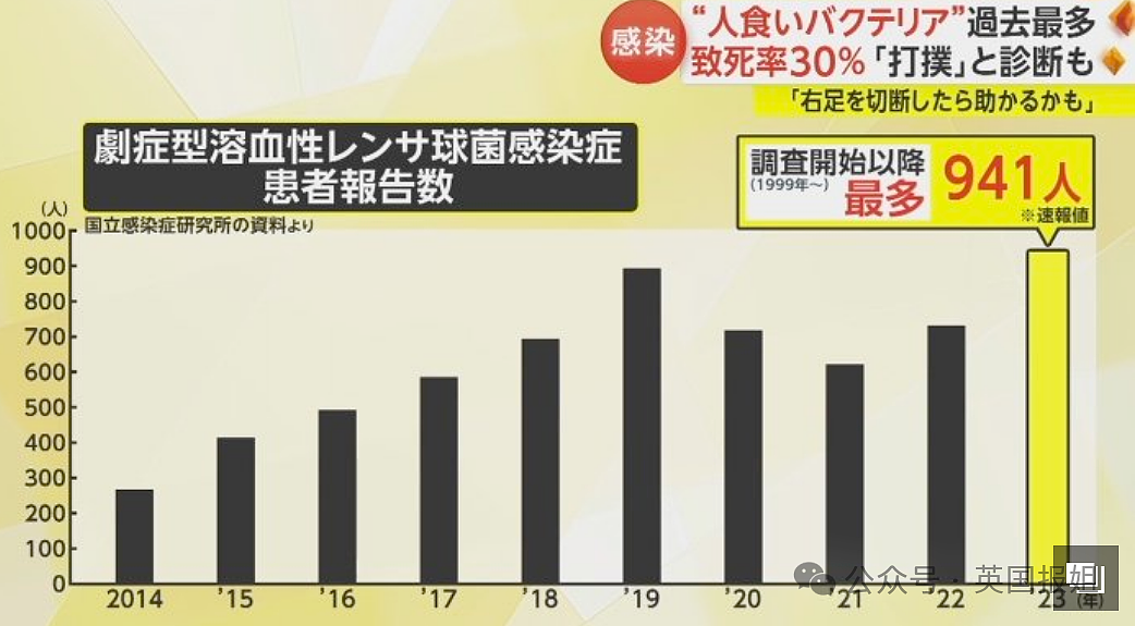“夺命食人菌”攻占日本？致死率高达30%，半年感染人数大破记录！（组图） - 2