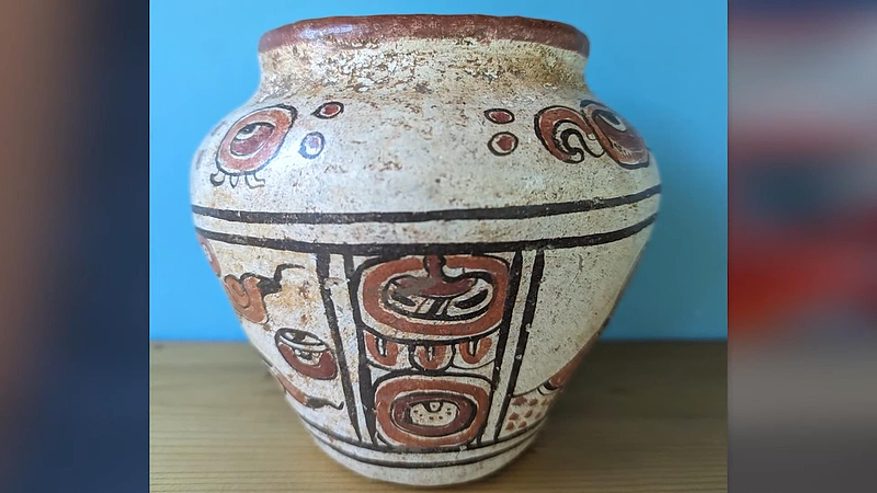 她花3.99元购入二手花瓶，竟是千年玛雅文明无价宝（组图） - 1
