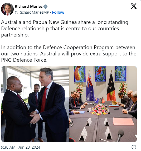 澳洲大阵仗7部长访巴布亚新畿内亚，巴新防长：签安全协议（组图） - 2