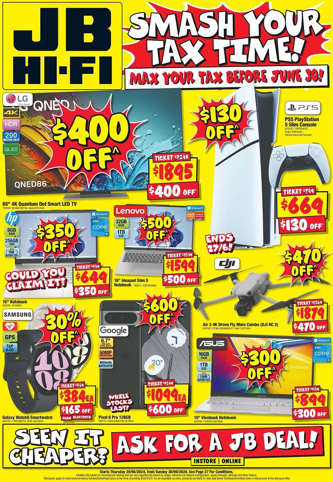 JB Hi-Fi 折扣 | PS5低至$6XX，大疆Air 3 无人机直降$470...（组图） - 1