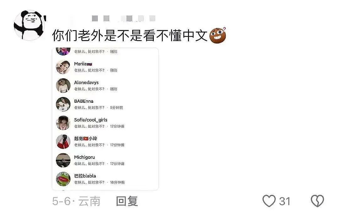 中国光棍网上发起“洋妞运动”找老婆，外国小姐姐气炸：小丑（组图） - 7