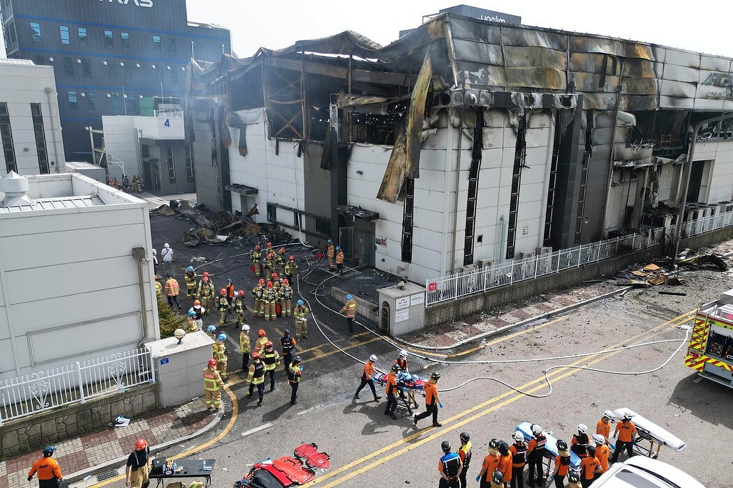 纽时：韩国锂电池工厂火灾，17名中国劳工遇难（图） - 1