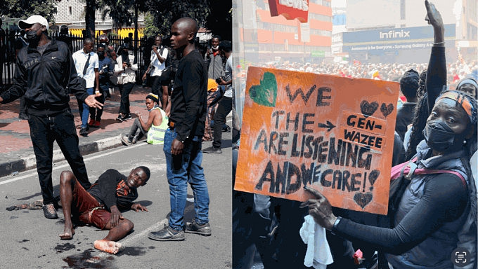 奥巴马“同父异母”家姐声援肯亚示威中催泪弹！民众不满加税警实弹驱散致5死（组图） - 1