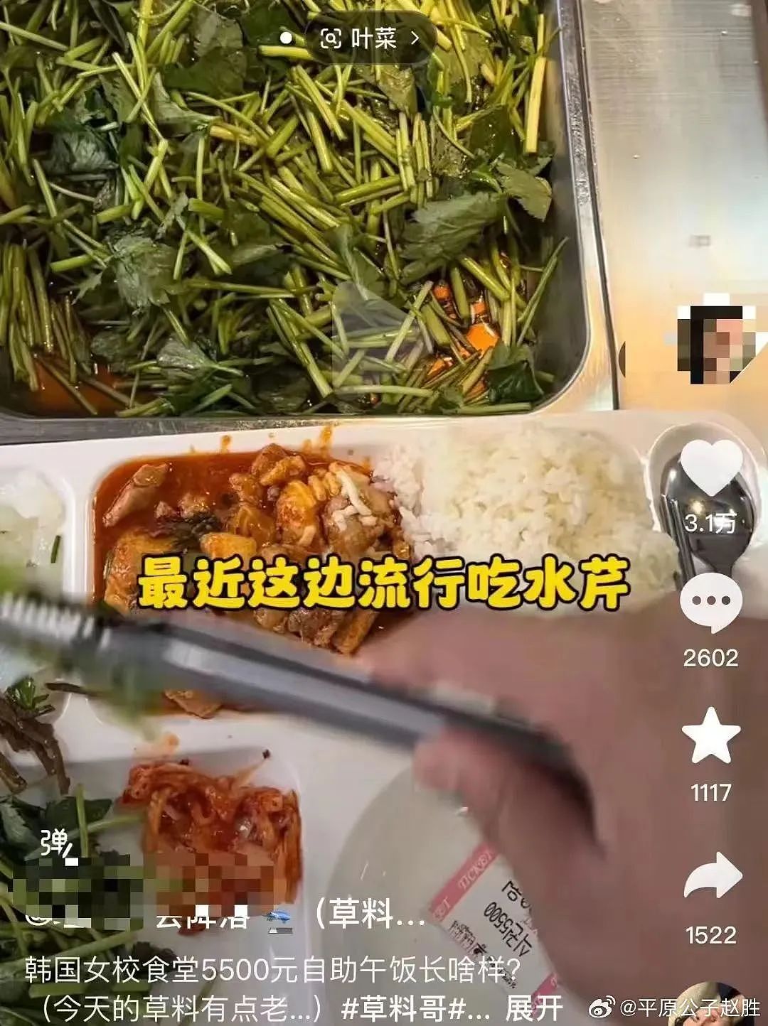 中国留学生在韩国大学食堂多吃两片肉，居然被公示？菜色还没海底捞小料丰富（组图） - 23
