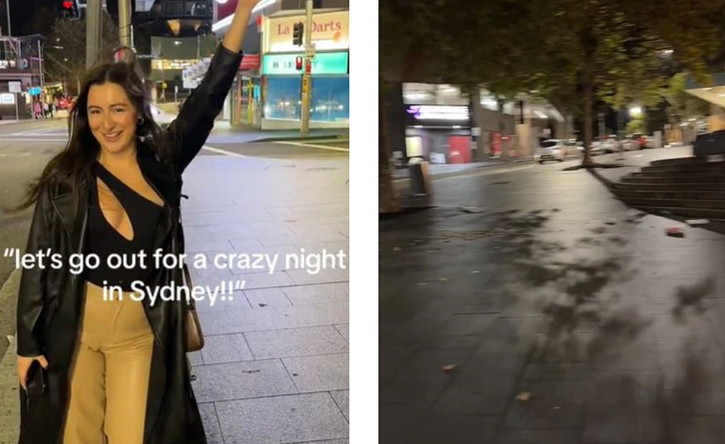 悉尼CBD变“鬼城”！女子拍片体验夜生活，却揭开了悉尼眼下的“惨状”，网友直呼：“悉尼已死”！（组图） - 15