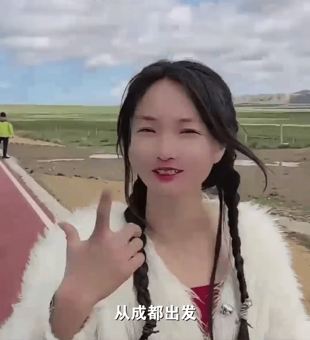 画面曝！女网红徒步西藏青藏线，路边拍摄被车撞险变死亡直播（视频/组图） - 7