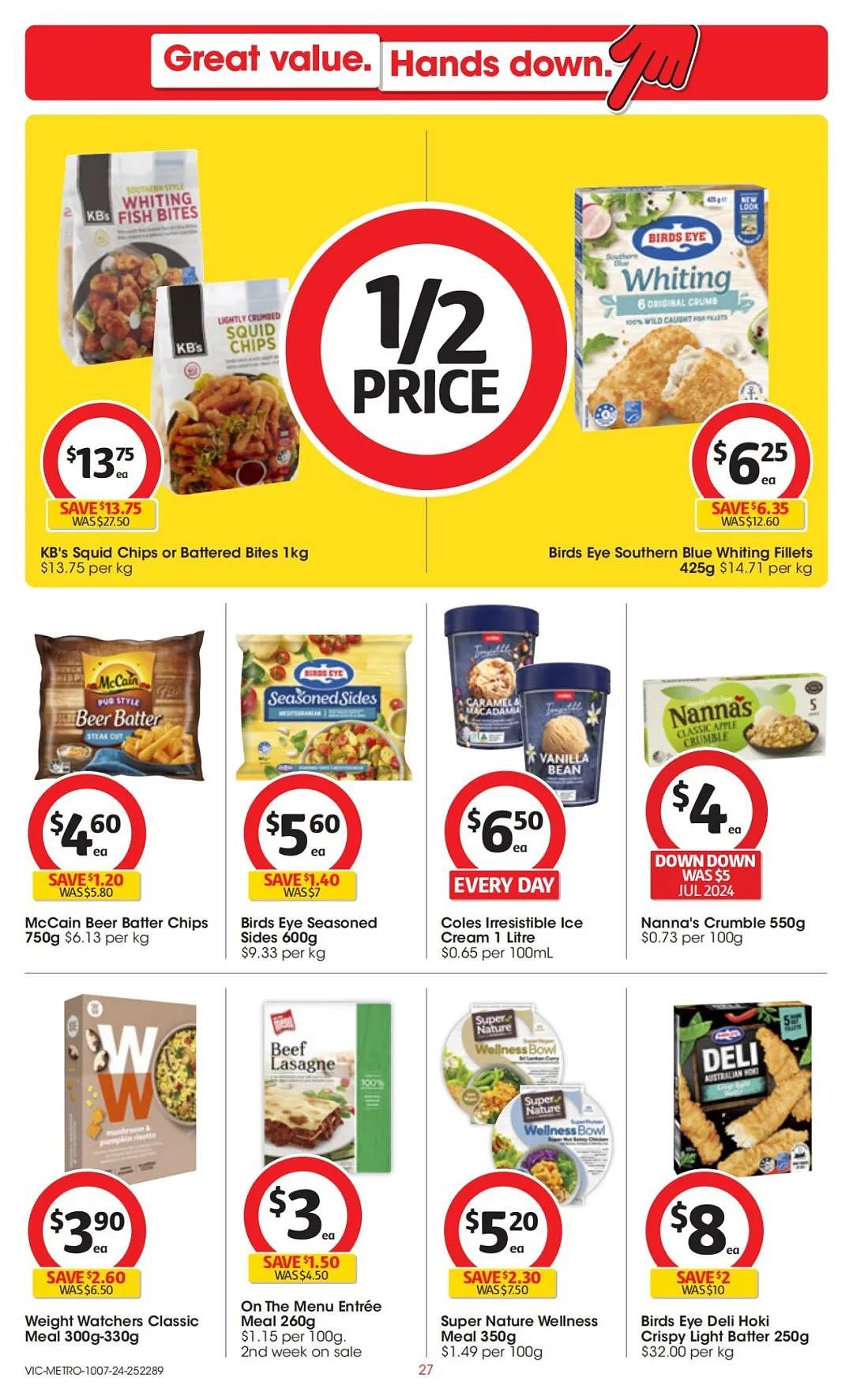 Coles 7月10日-7月16日打折，猪肉饺、红袋米半价（组图） - 27