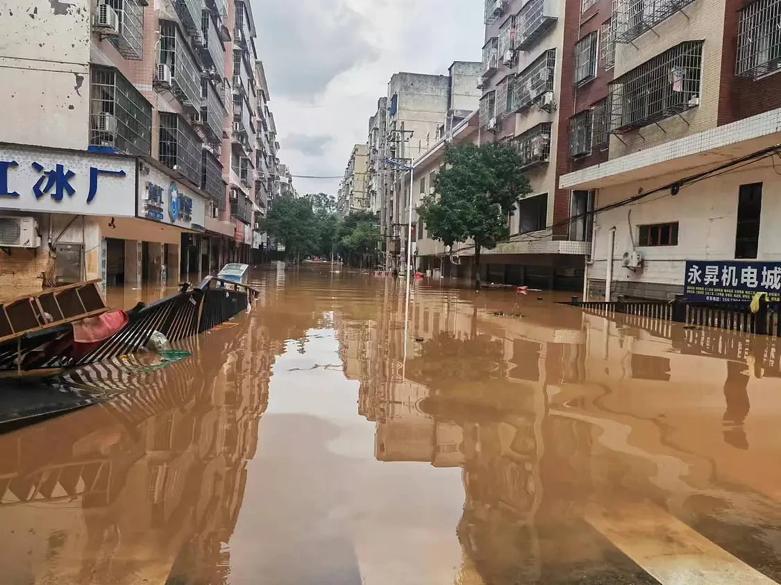 水淹平江：一场洪水的意料之中和之外...（组图） - 1