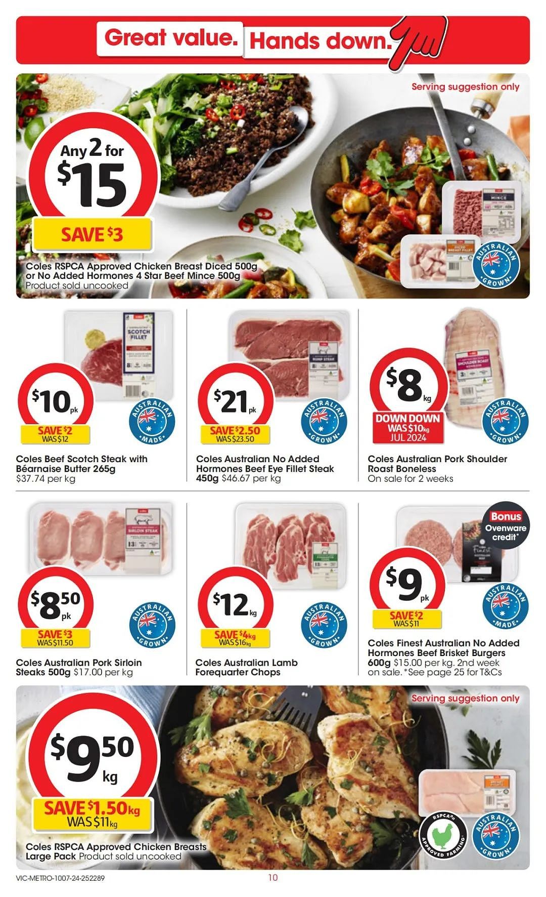 Coles 7月10日-7月16日打折，猪肉饺、红袋米半价（组图） - 10