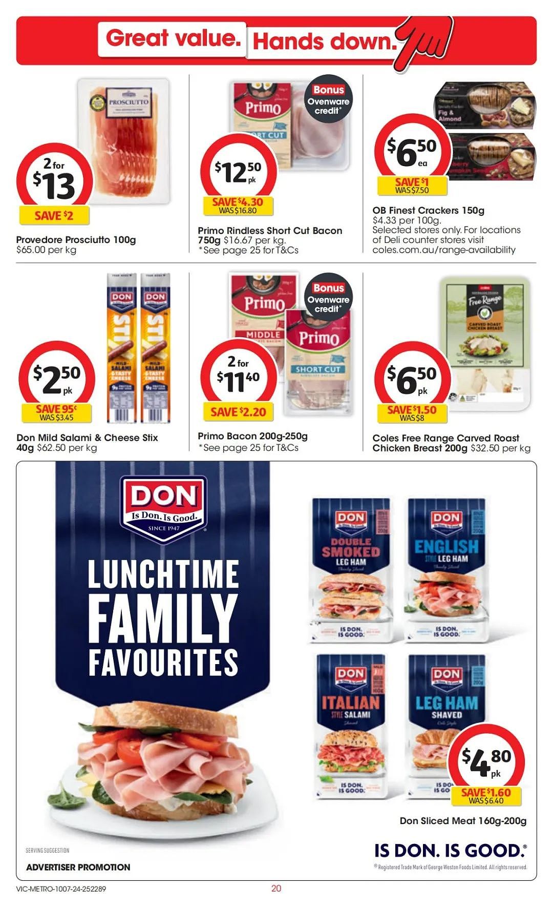 Coles 7月10日-7月16日打折，猪肉饺、红袋米半价（组图） - 20