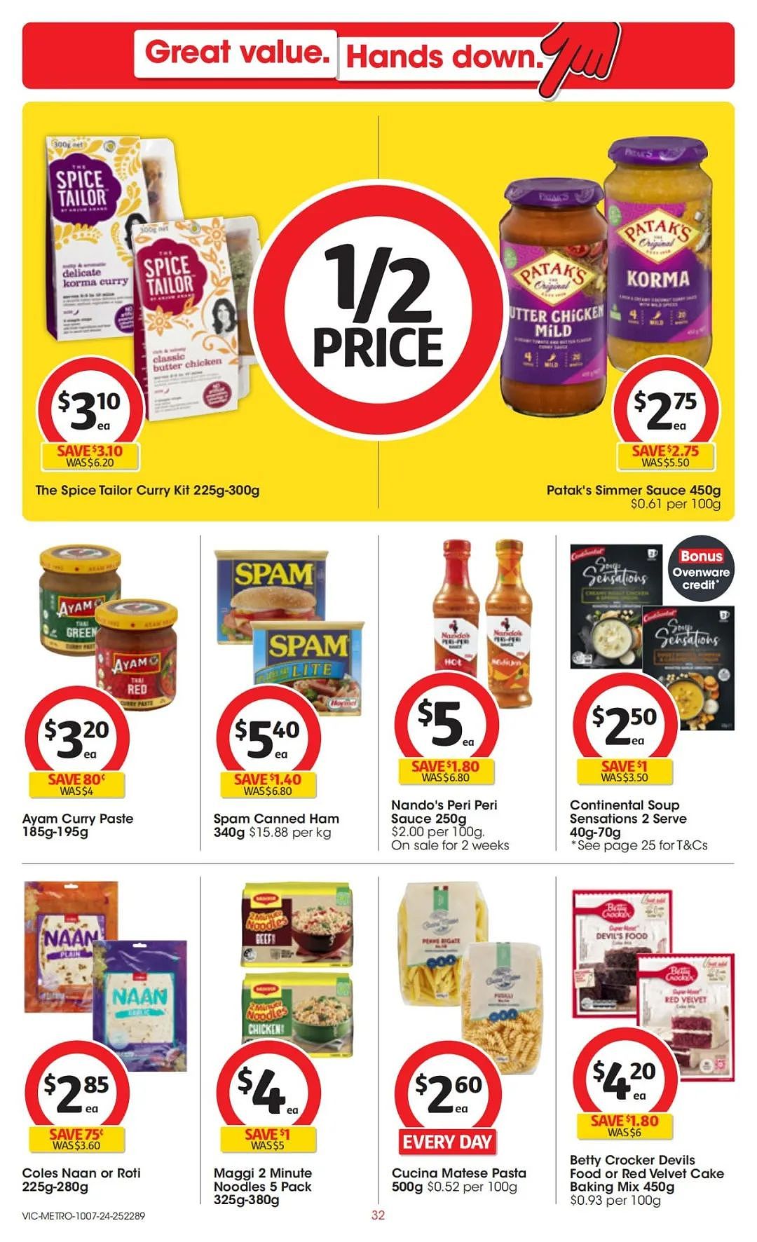 Coles 7月10日-7月16日打折，猪肉饺、红袋米半价（组图） - 32