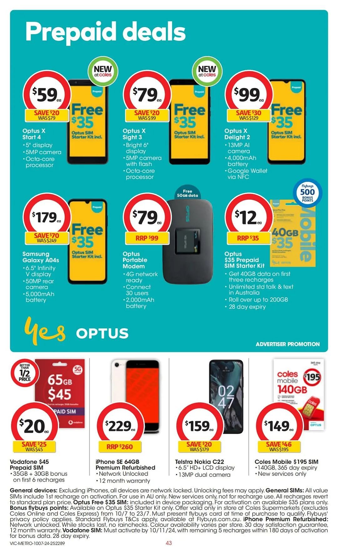 Coles 7月10日-7月16日打折，猪肉饺、红袋米半价（组图） - 43