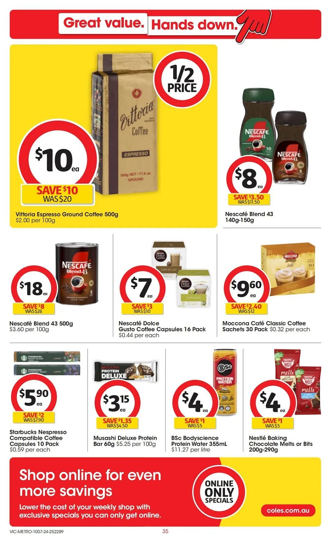 Coles 7月10日-7月16日打折，猪肉饺、红袋米半价（组图） - 35