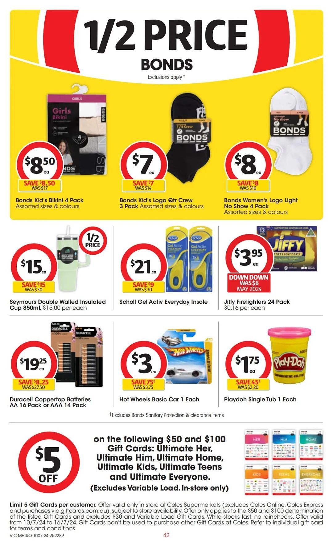 Coles 7月10日-7月16日打折，猪肉饺、红袋米半价（组图） - 42