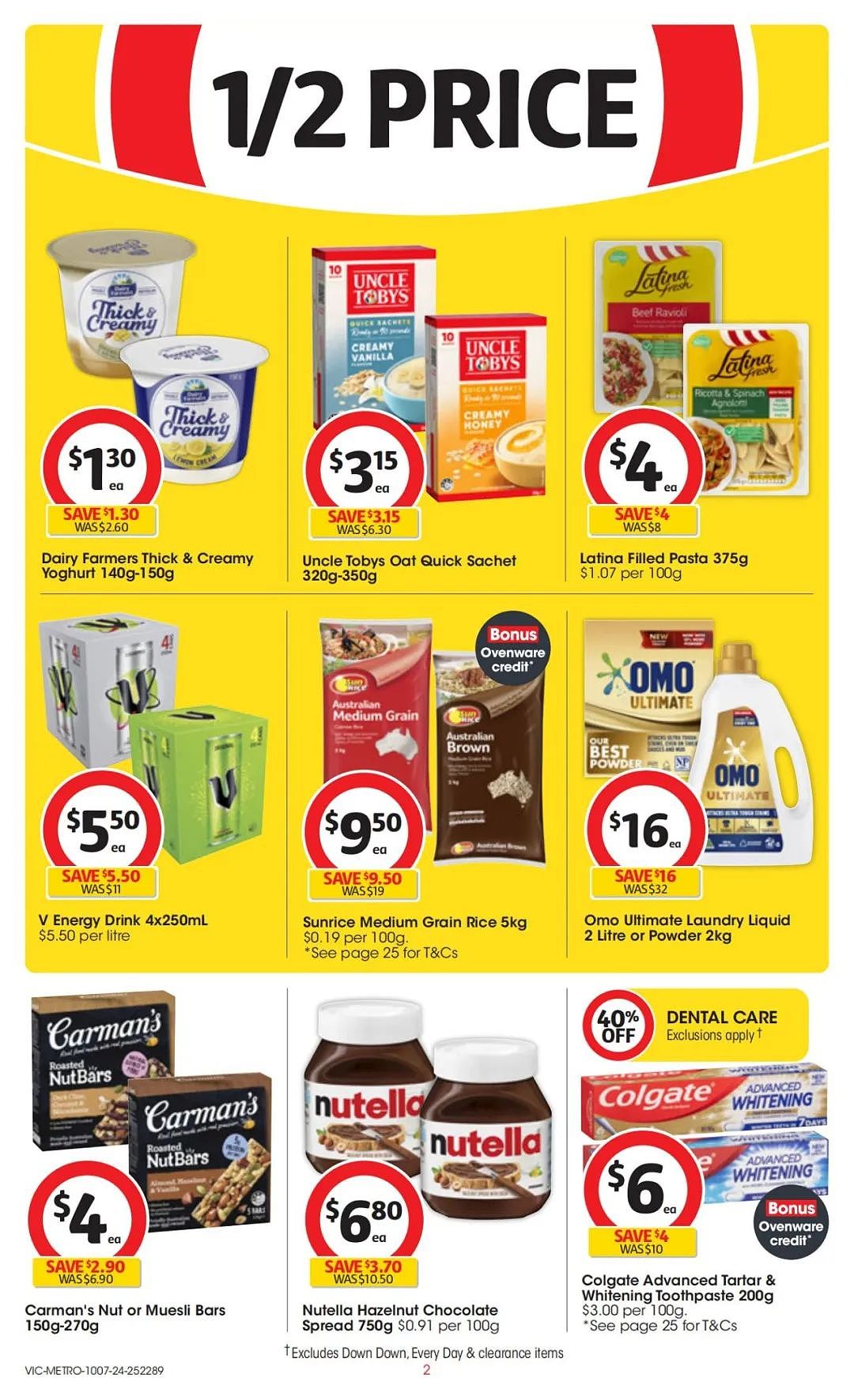 Coles 7月10日-7月16日打折，猪肉饺、红袋米半价（组图） - 2