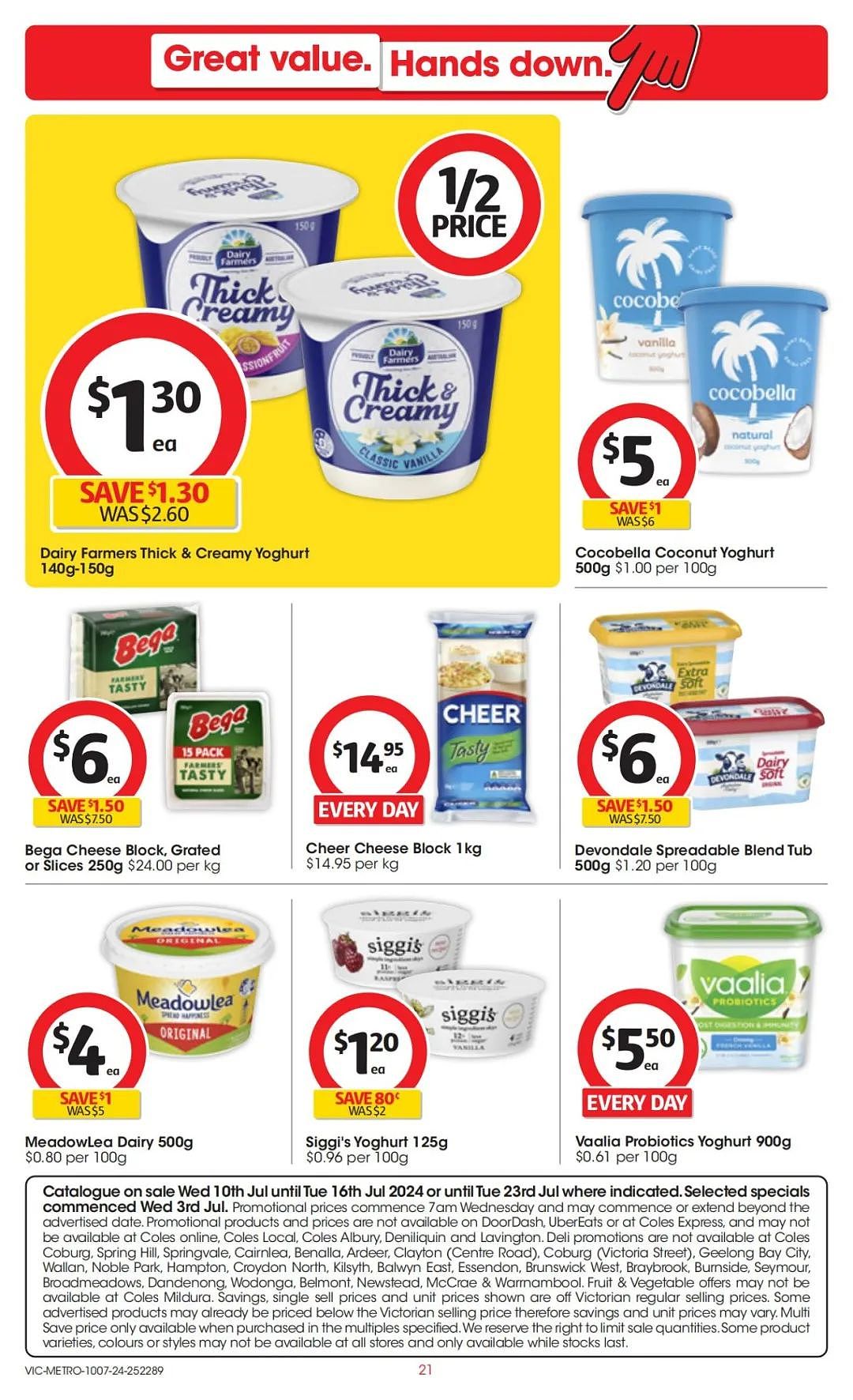 Coles 7月10日-7月16日打折，猪肉饺、红袋米半价（组图） - 21