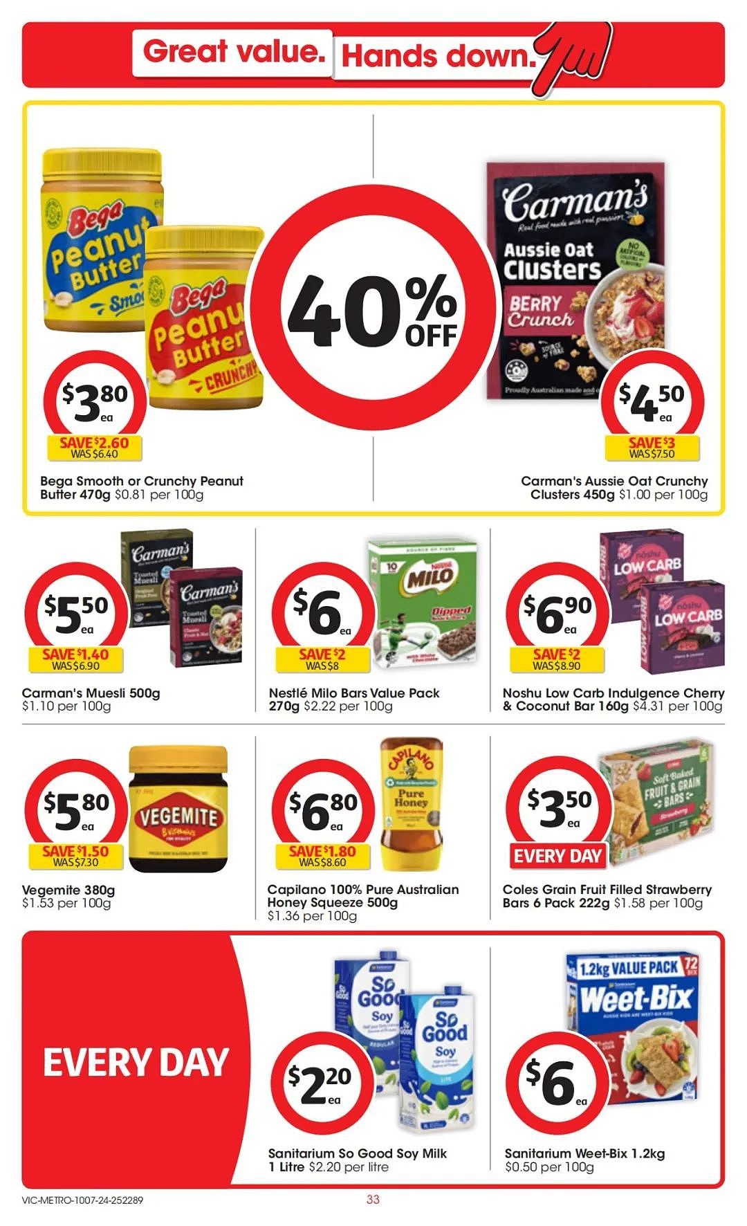 Coles 7月10日-7月16日打折，猪肉饺、红袋米半价（组图） - 33