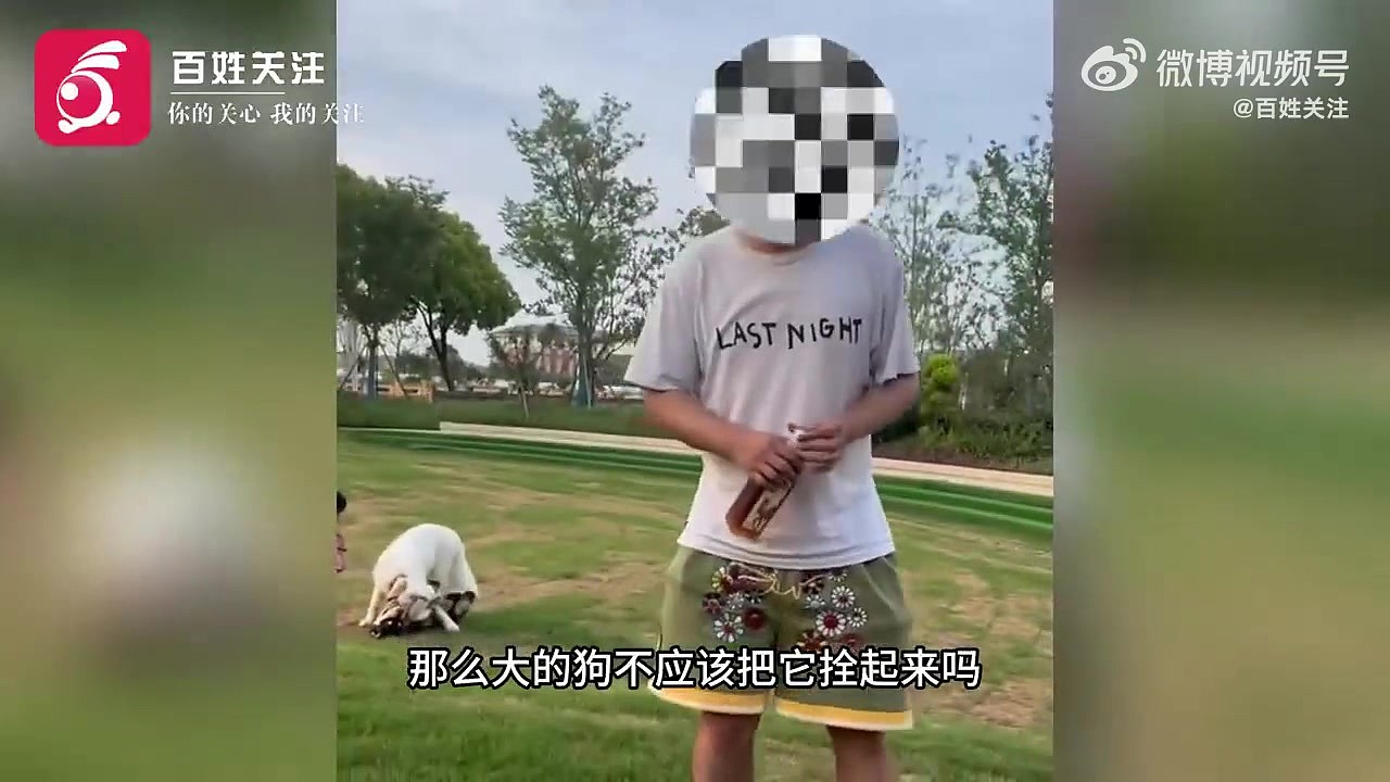 孩子被未栓绳狗追赶，遭狗主人反问：为什么不把孩子栓起来？警方介入 - 1