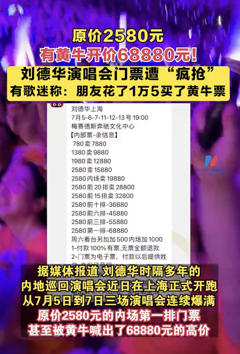 2580元演唱会门票炒到近7万元，62岁的刘德华凭什么？（组图） - 6