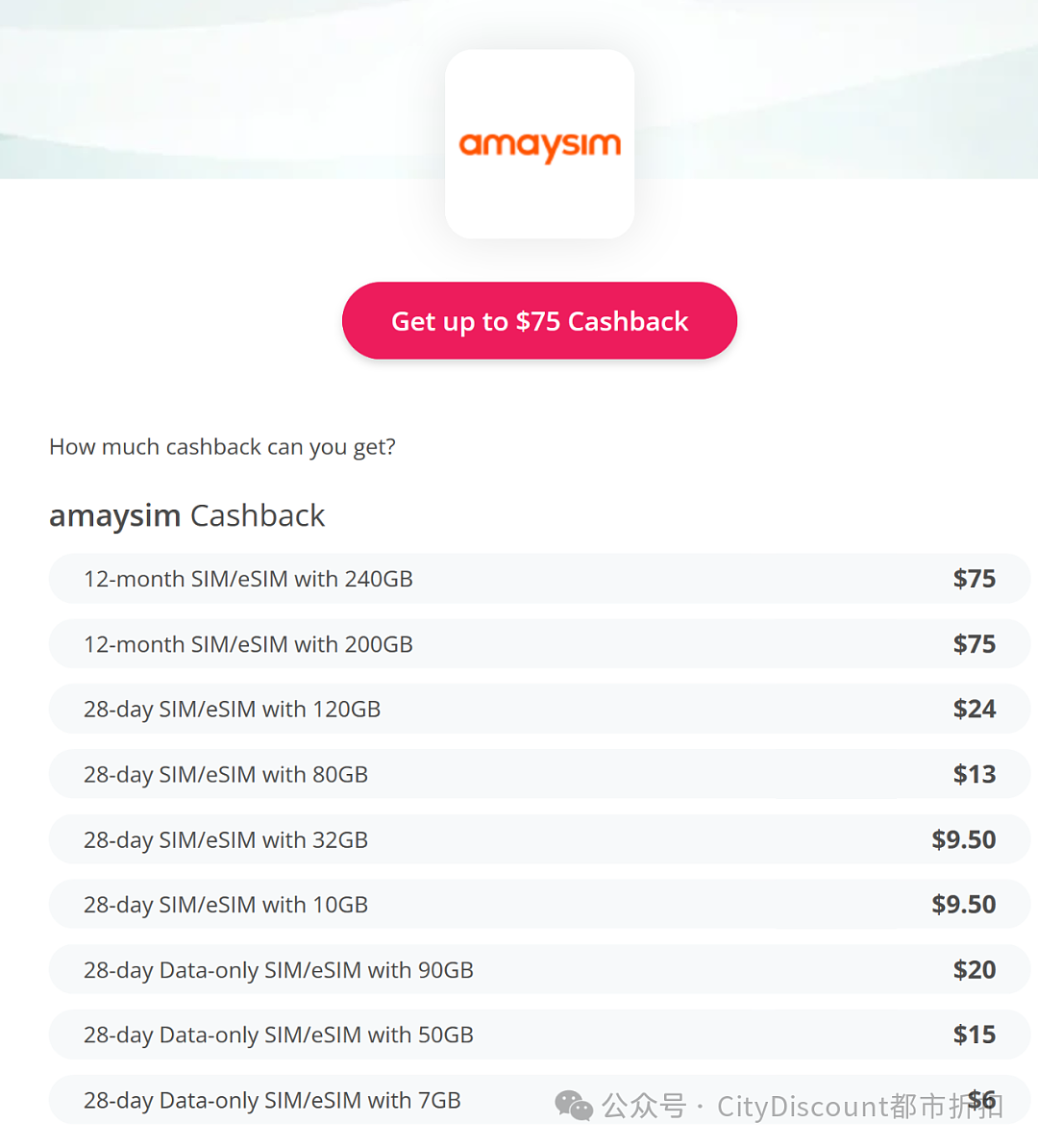 太划算了！【Amaysim】预付卡劲爆价（组图） - 2