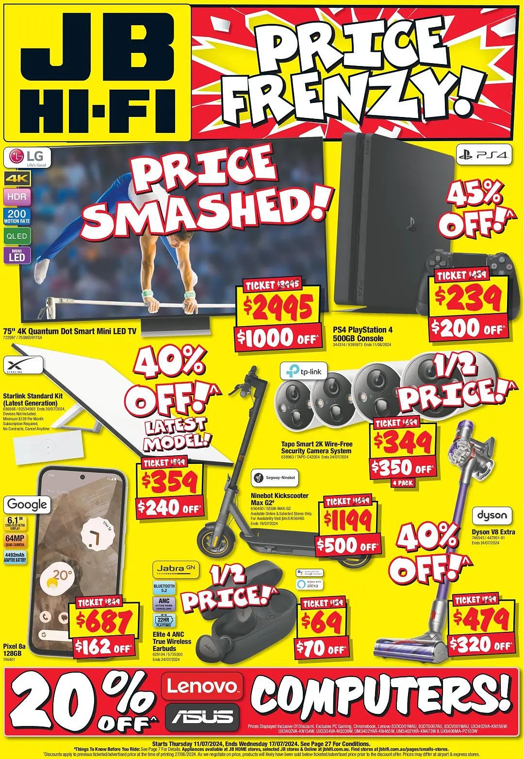 JB Hi-Fi 折扣 | PS4直降$200，tp-link无线摄像头仅$349（组图） - 1