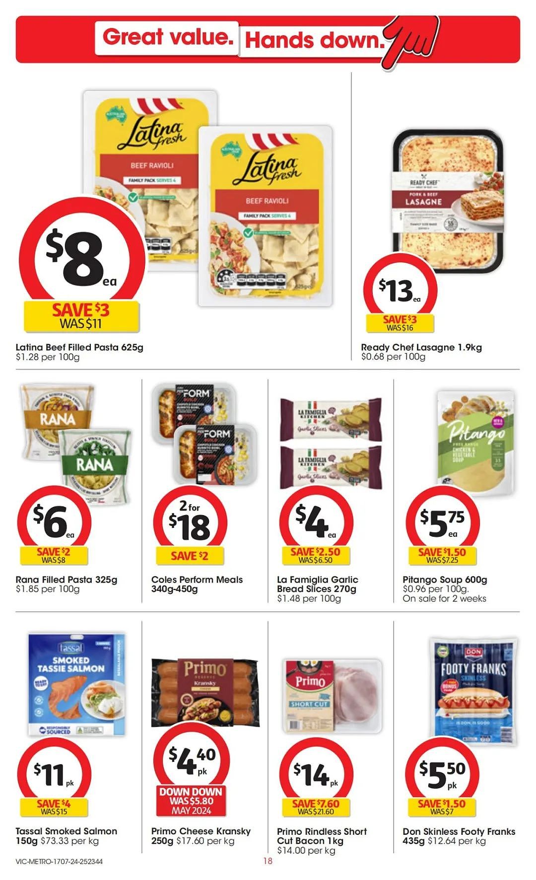 Coles 7月17日-7月23日打折，香菇干半价，羊前腿排12刀/kg（组图） - 18