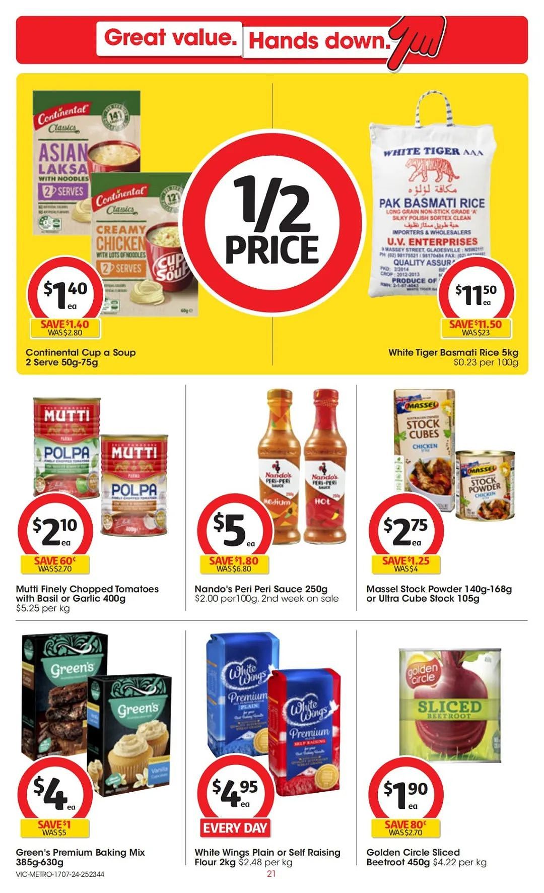 Coles 7月17日-7月23日打折，香菇干半价，羊前腿排12刀/kg（组图） - 21