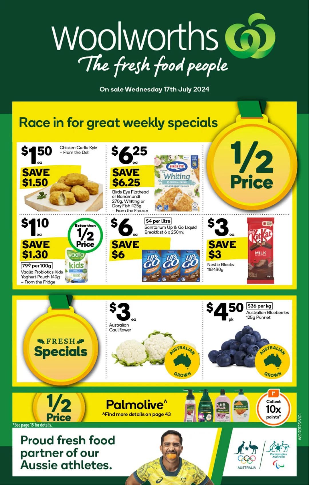 Woolworths 7月17日-7月23日打折，蒜香包半价、肉派、辛拉面6折（组图） - 1