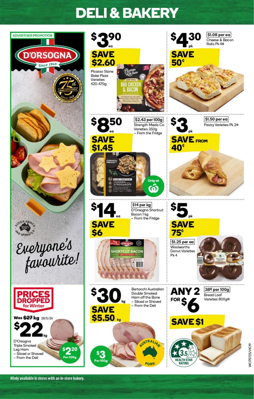 Woolworths 7月17日-7月23日打折，蒜香包半价、肉派、辛拉面6折（组图） - 19