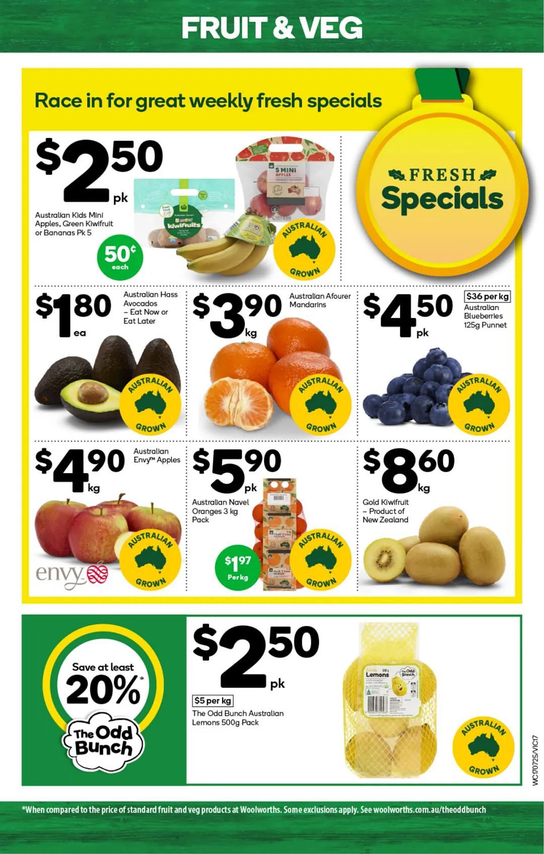 Woolworths 7月17日-7月23日打折，蒜香包半价、肉派、辛拉面6折（组图） - 17