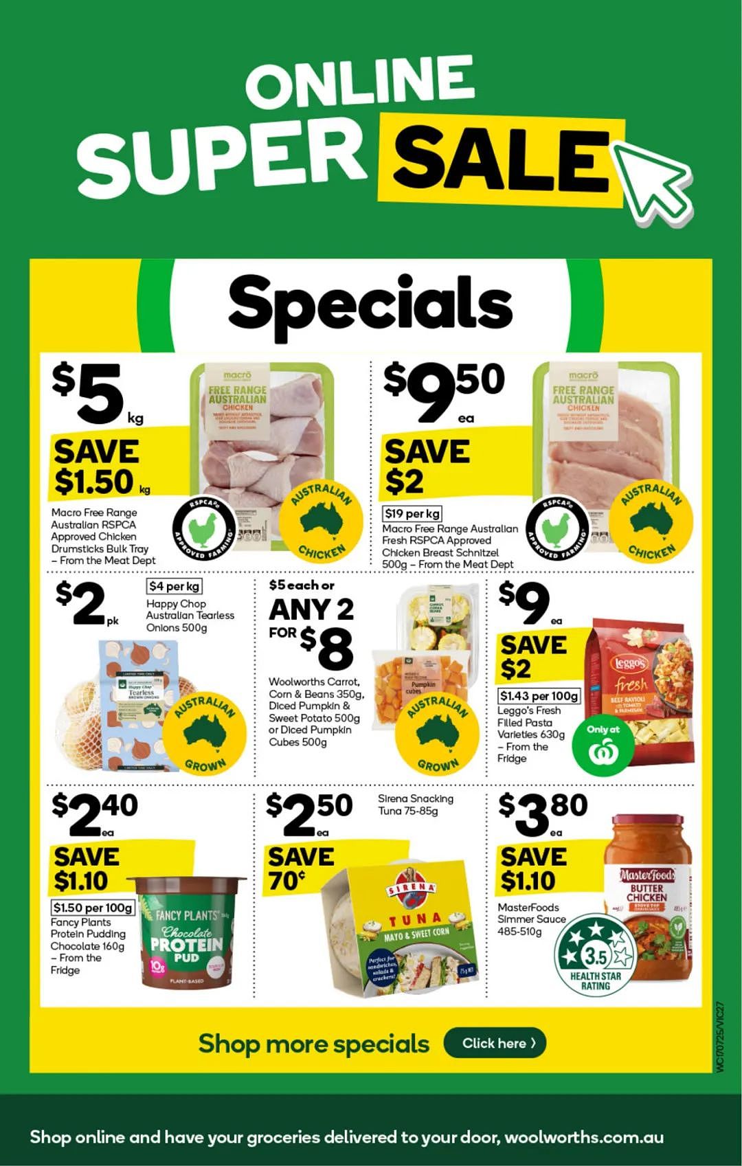 Woolworths 7月17日-7月23日打折，蒜香包半价、肉派、辛拉面6折（组图） - 27