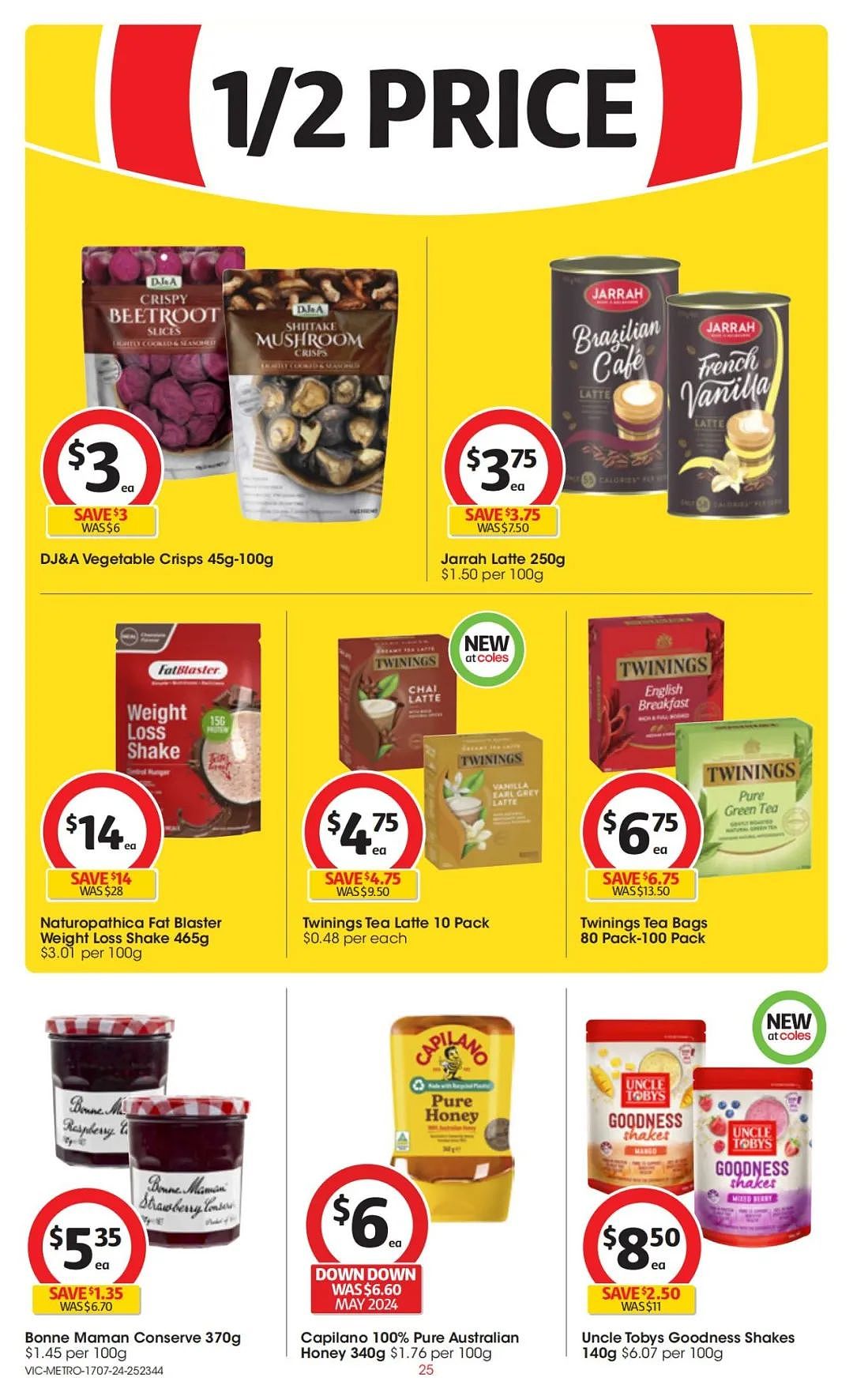 Coles 7月17日-7月23日打折，香菇干半价，羊前腿排12刀/kg（组图） - 25