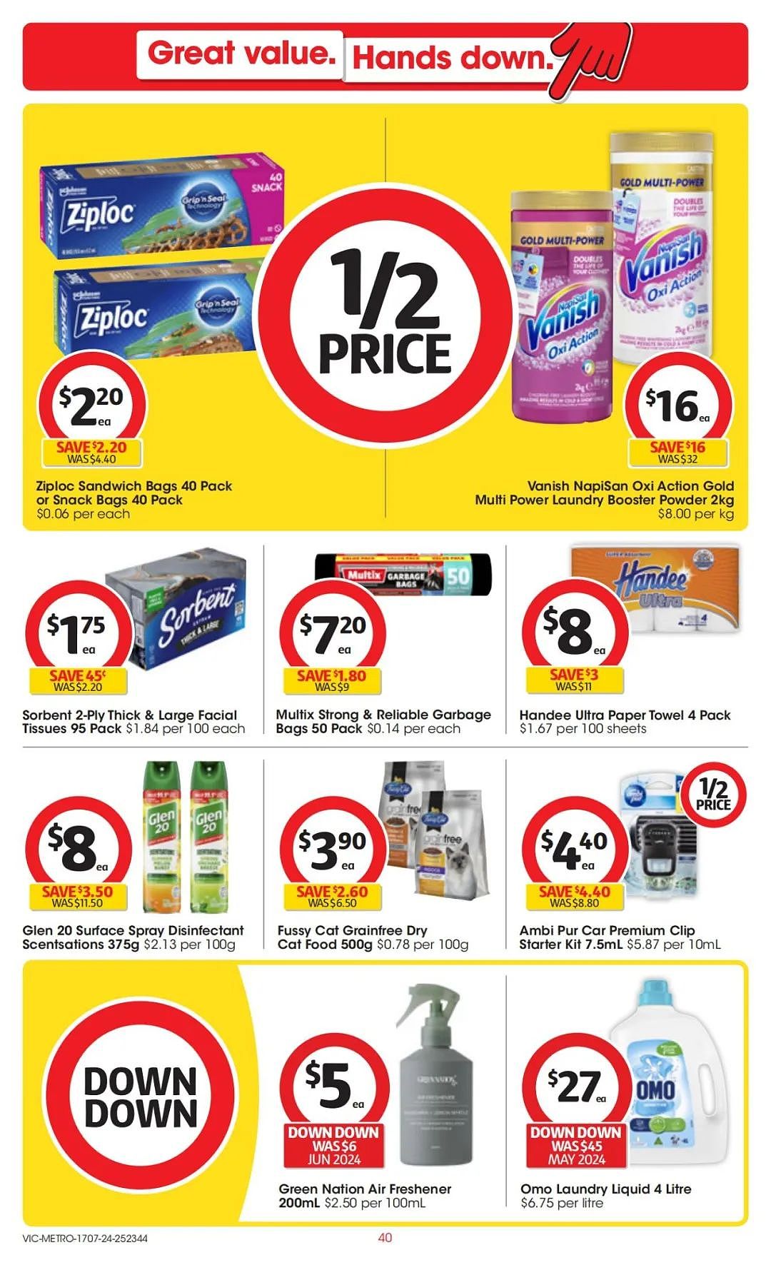 Coles 7月17日-7月23日打折，香菇干半价，羊前腿排12刀/kg（组图） - 40