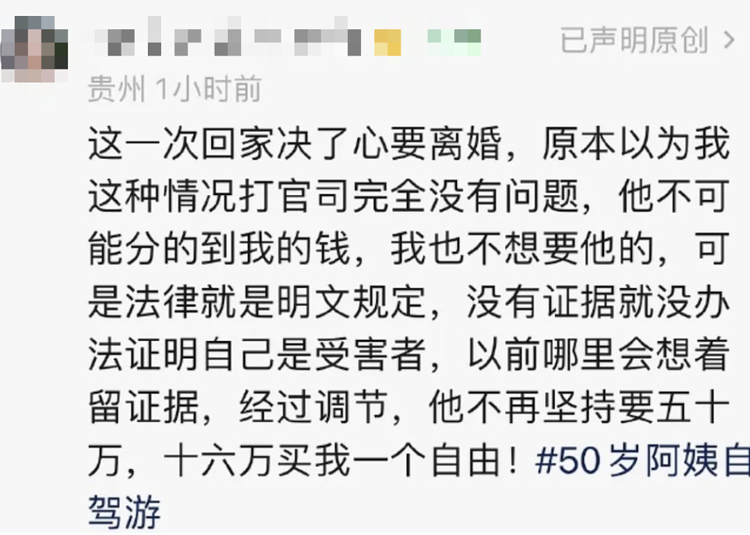 离开吸血又家暴的丈夫后，她花4年变身百万网红，如今离婚还得再倒贴16万？（组图） - 4