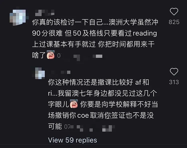 悉大中国留学生专业课全挂，发帖求助被骂惨！中介建议撤课，网友：你平时都干啥了？（组图） - 3