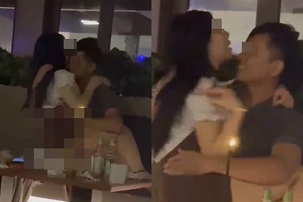 男女客咖啡厅内“忘情热吻8分钟”！被赶走还留差评，店家怒了（视频/组图） - 1