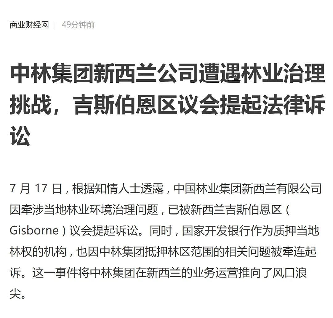 中企在新西兰被提起诉讼！之前万人请愿逼政府出手（组图） - 4