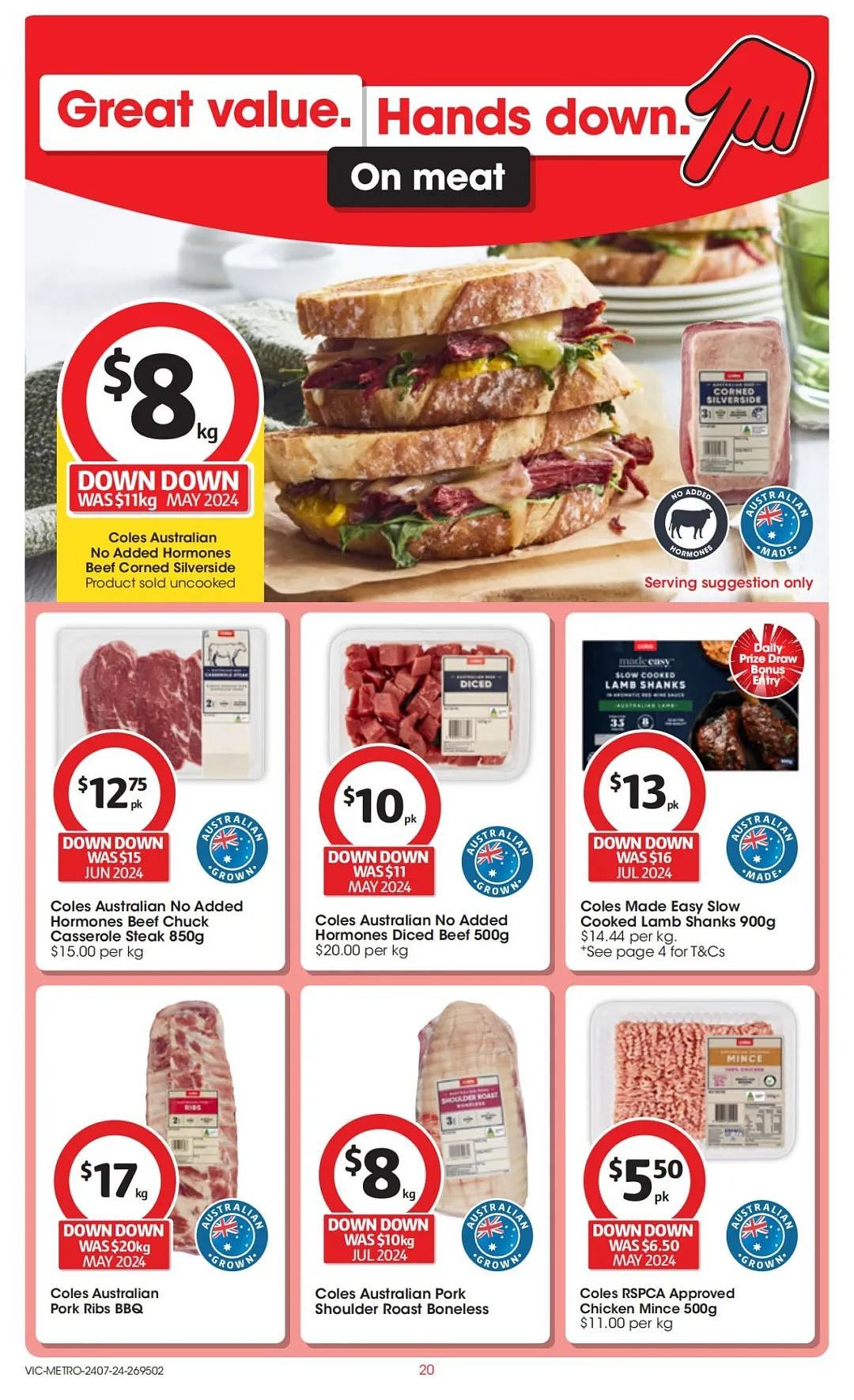 Coles 7月24日-7月30日打折，洗护半价专场、黄油鸡饭半价（组图） - 20