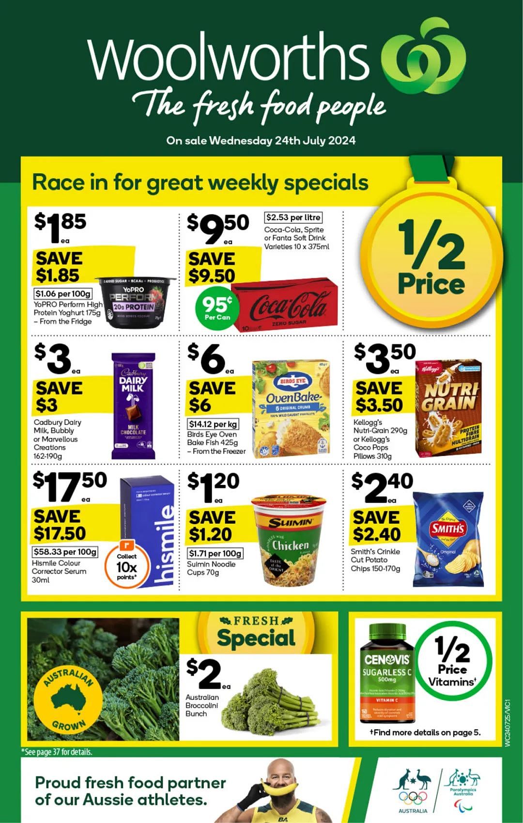 Woolworths 7月24日-7月30日打折，保健品半价专场（组图） - 1