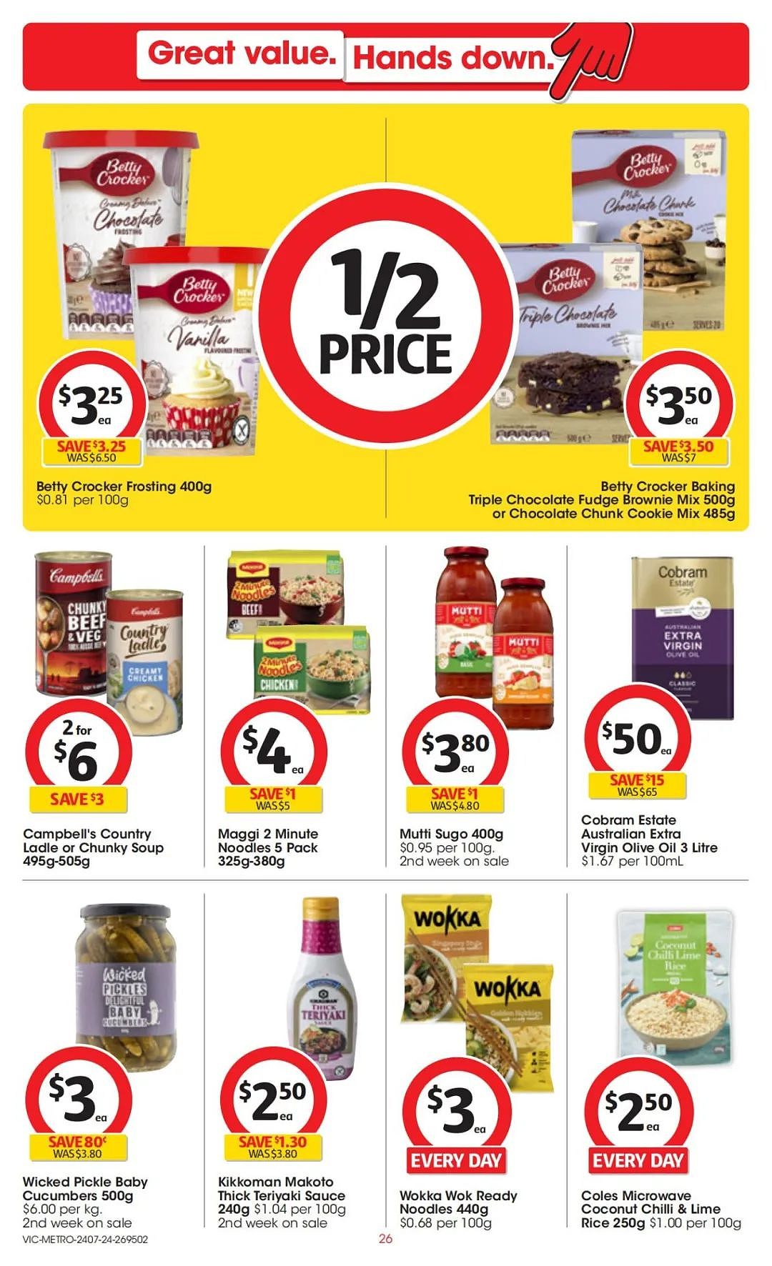 Coles 7月24日-7月30日打折，洗护半价专场、黄油鸡饭半价（组图） - 26