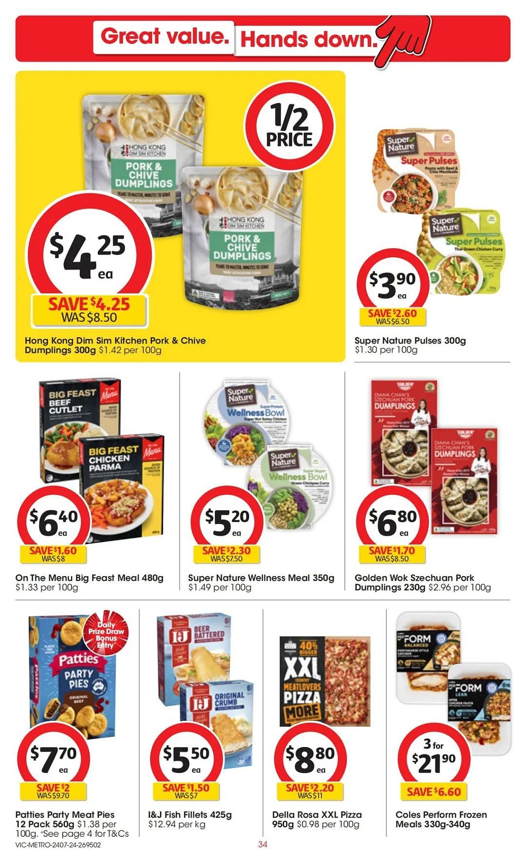 Coles 7月24日-7月30日打折，洗护半价专场、黄油鸡饭半价（组图） - 34