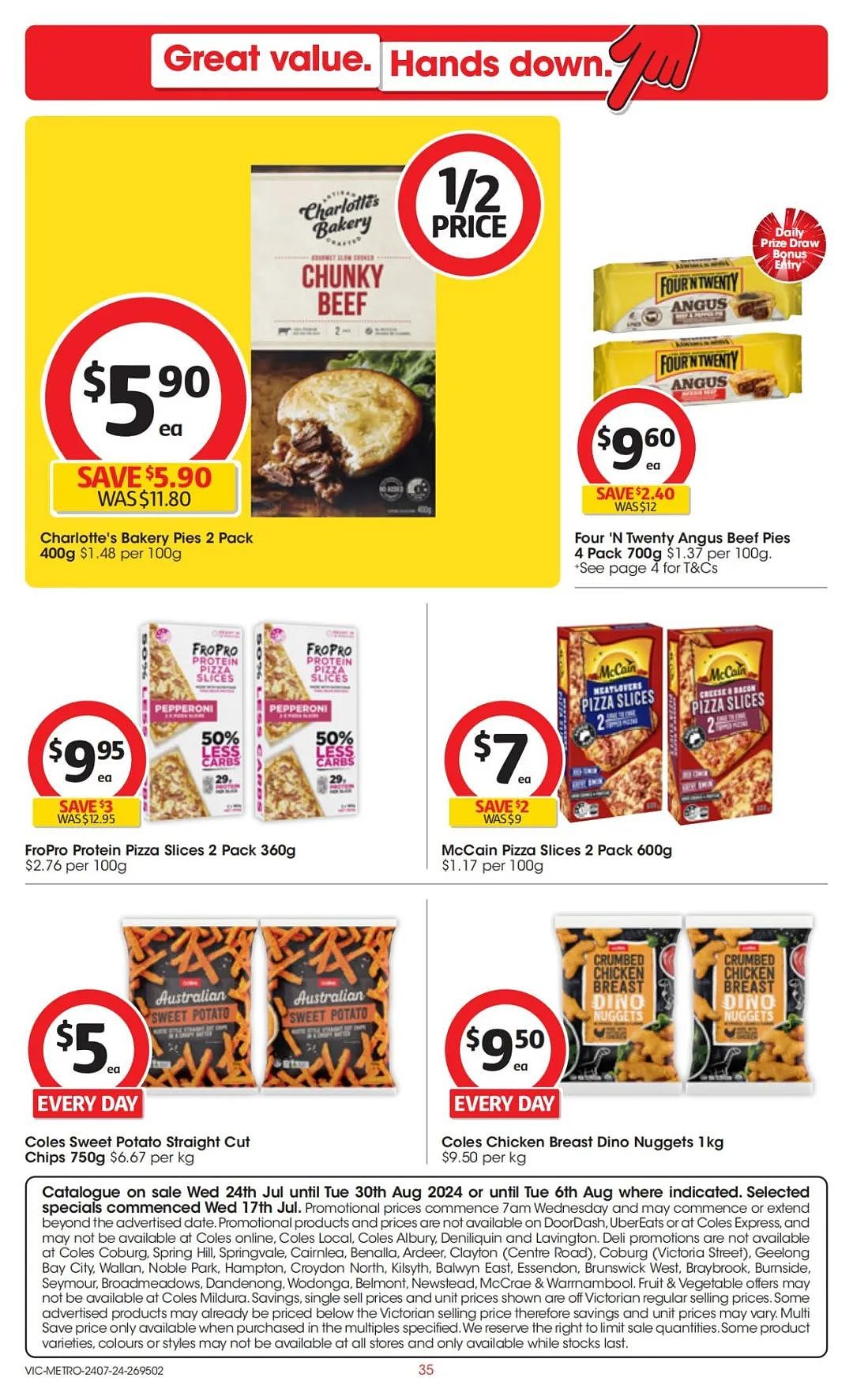 Coles 7月24日-7月30日打折，洗护半价专场、黄油鸡饭半价（组图） - 35