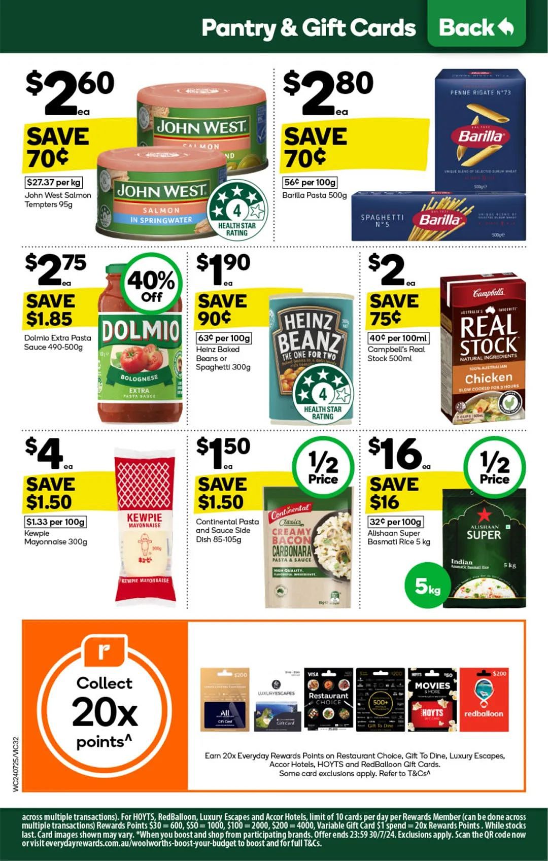 Woolworths 7月24日-7月30日打折，保健品半价专场（组图） - 32