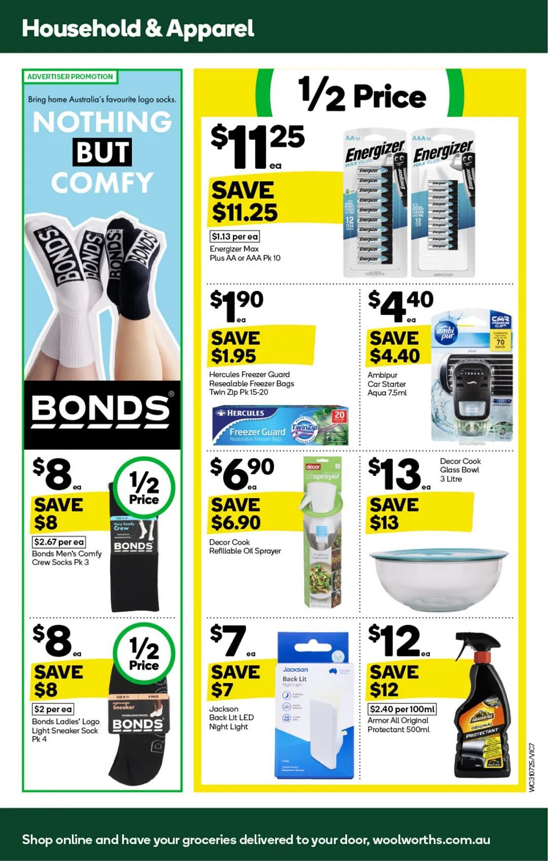 Woolworths7月31日-8月6日打折，培根、油半价（组图） - 7