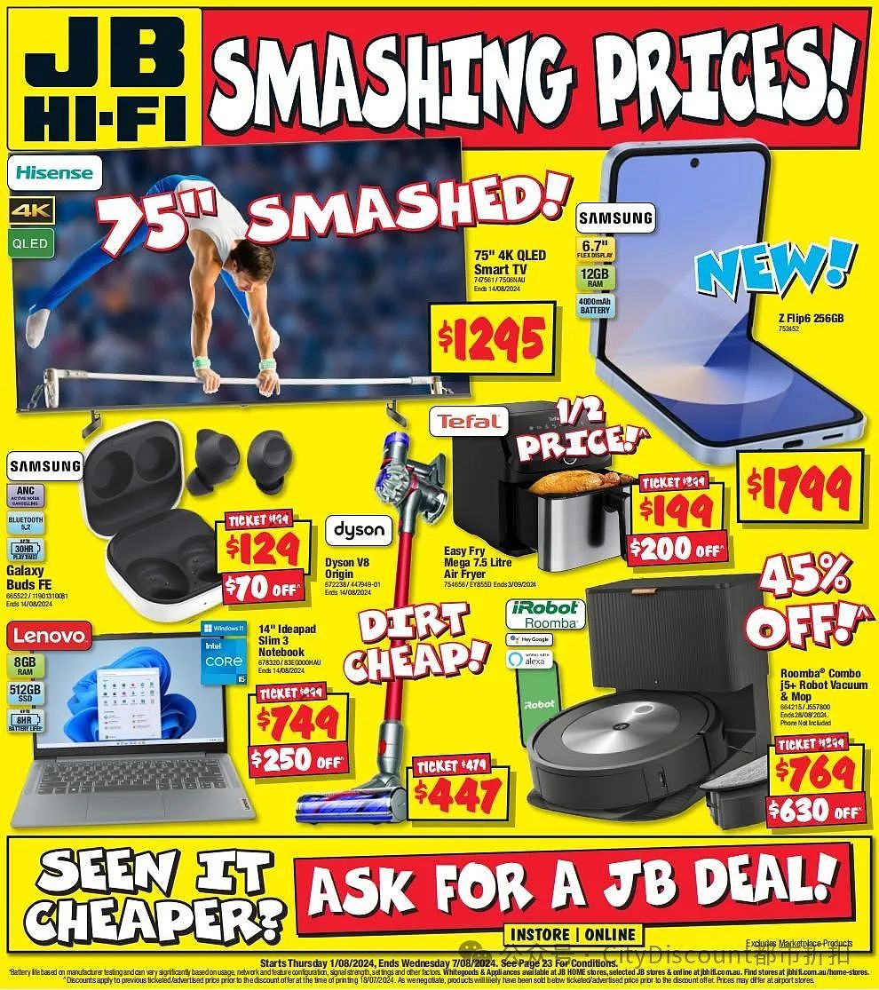 【JB Hi-Fi】8月1日至7日优惠目录（组图） - 2